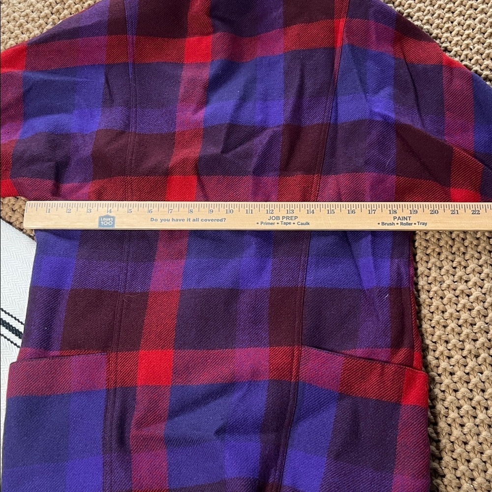 Vintage Appointments 100% Wool Plaid Blazer Size 6 Made in Japan - Picture 8 of 9